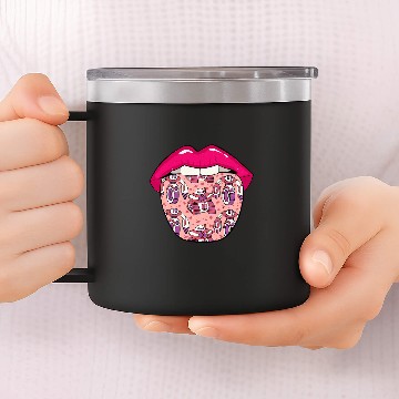 Discover Robotics Lips Ai 2Artificial Intelligence Robots 14oz Stainless Steel Tumblers