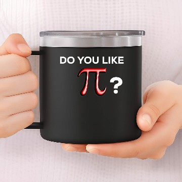 Discover Funny Cute Do You Like Pi Day Fun Math Baseball Tees 14oz Stainless Steel Tumblers