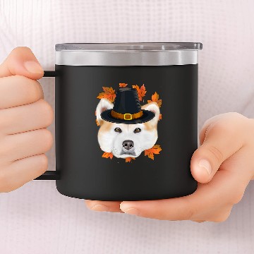 Discover Fall Rhodesian Ridgeback Pilgrim Thanksgiving Baseball Tees 14oz Stainless Steel Tumblers