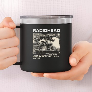 Discover RADIOHEAD, Radiohead 14oz Stainless Steel Tumblers
