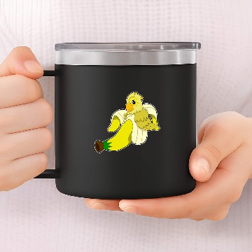 Discover Parrot Banana Baseball Tees 14oz Stainless Steel Tumblers