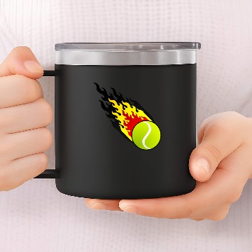 Discover Fireball Tennis Belgium 14oz Stainless Steel Tumblers