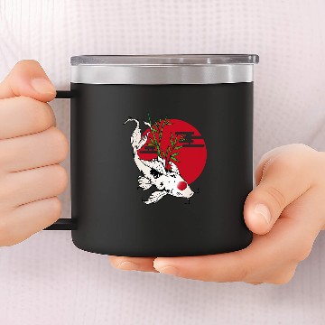 Discover Carp Koi Fish Nishikigoi Fish Baseball Tees 14oz Stainless Steel Tumblers