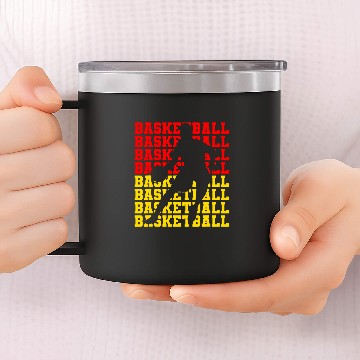 Discover Germany basketball 14oz Stainless Steel Tumblers