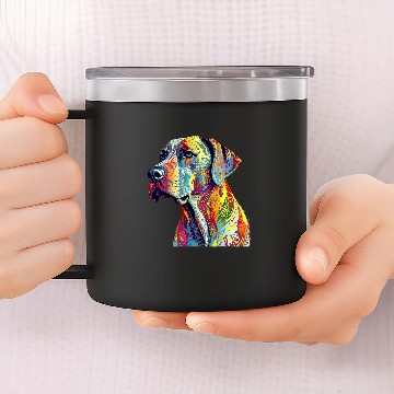 Discover Great Dane Dreams K9 Baseball Tees 14oz Stainless Steel Tumblers