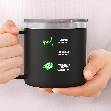 Discover Creative Consultant Worker Creative Consultant 14oz Stainless Steel Tumblers