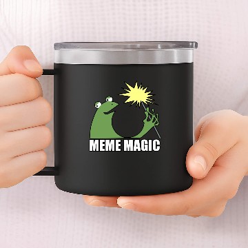 Discover Meme Magic 14oz Stainless Steel Tumblers