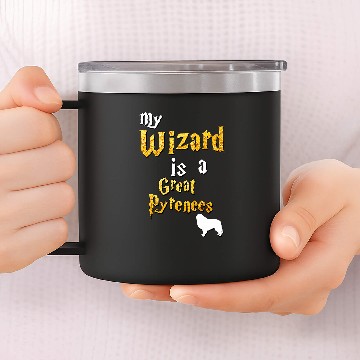 Discover Great Pyrenees Gifts Great Pyrenees Baseball Tees 14oz Stainless Steel Tumblers