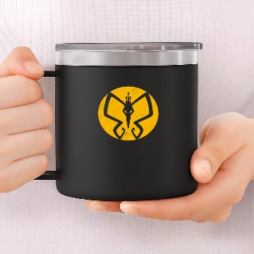 Discover The Monarch logo — The Venture Bros 14oz Stainless Steel Tumblers