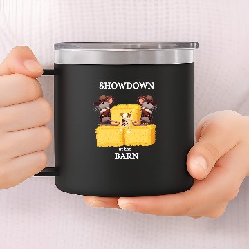 Discover Fun Barn Hunt design with a Jack Russell Terrier 14oz Stainless Steel Tumblers