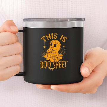 Discover This Is Boo Sheet Spider Decor ghosts Spooky Halloween 24 Baseball Tees 14oz Stainless Steel Tumblers