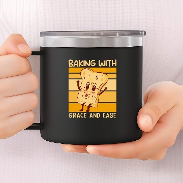 Discover Baking with Grace and Ease Toast Baker Bread Baking Fans 14oz Stainless Steel Tumblers