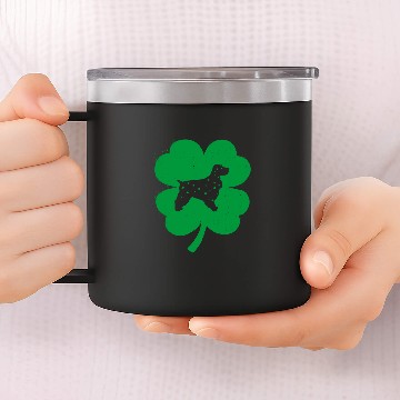 Discover Cocker Spaniel Lover Irish Shamrock Leaf St  Patricks Day Zip 14oz Stainless Steel Tumblers