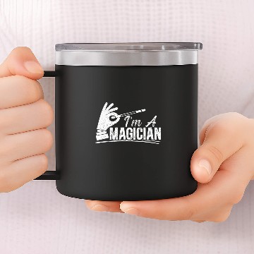 Discover Im A Magician Magic Tricks Wizardry Illusionist 21 14oz Stainless Steel Tumblers