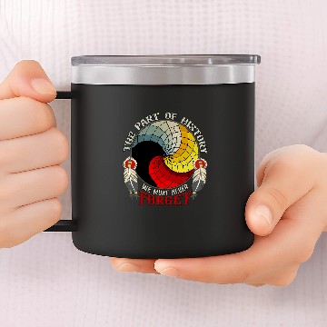Discover medicines Wheel Indigenous Native American history 14oz Stainless Steel Tumblers
