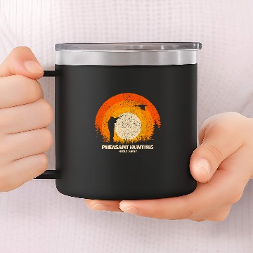 Discover Pheasant Hunter Lucky Charm Pheasant Hunting 14oz Stainless Steel Tumblers