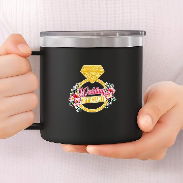 Discover Getting Married Wedding Officiant Baseball Tees 14oz Stainless Steel Tumblers