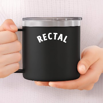 Discover RECTAL - Frank Zappa Rental parody 14oz Stainless Steel Tumblers 14oz Stainless Steel Tumblers