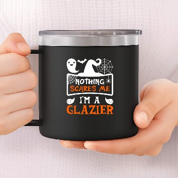 Discover Funny Halloween Vampire Glazier 14oz Stainless Steel Tumblers