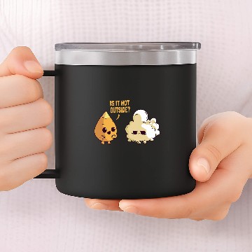 Discover Popcorn corn summer heat Baseball Tees 14oz Stainless Steel Tumblers