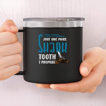 Discover shark, shark teeth, shark teeth, 14oz Stainless Steel Tumblers