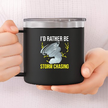 Discover Storm Chasing Lightning Thunder Weather Hurricane Tornado 23 14oz Stainless Steel Tumblers