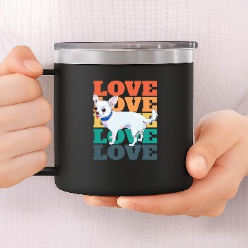 Discover Funny Chihuahua Owner Cute Retro 2 14oz Stainless Steel Tumblers