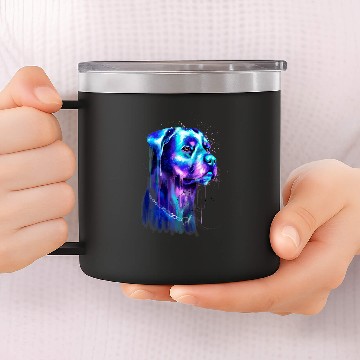 Discover Rottweiler Dog Mom Baseball Tees 14oz Stainless Steel Tumblers
