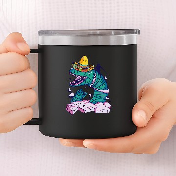 Discover Worm Farmer Sombrero Mexican Worm Mexico Composting Baseball Tees 14oz Stainless Steel Tumblers