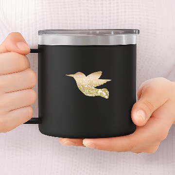 Discover Hummingbird Flight A Double Exposure Art Baseball Tees 14oz Stainless Steel Tumblers