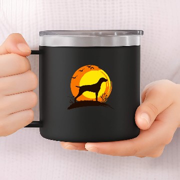 Discover Weimaraner Dog Breed 25 14oz Stainless Steel Tumblers