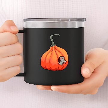 Discover Pumpkin Halloween kids autumn Baseball Tees 14oz Stainless Steel Tumblers