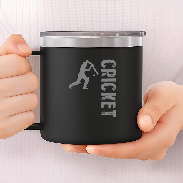 Discover India Sports Cricket 14oz Stainless Steel Tumblers
