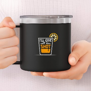 Discover Ill give it a shot Quote for a Bartender Baseball Tees 14oz Stainless Steel Tumblers