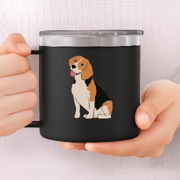 Discover I raise a beagle Baseball Tees 14oz Stainless Steel Tumblers