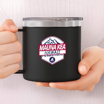 Discover Mauna Kea Cycling Hawaii 14oz Stainless Steel Tumblers