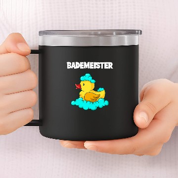 Discover Rubber duck lifeguard 14oz Stainless Steel Tumblers