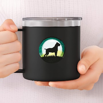 Discover Italian Mastiff Cane Corso Retro 8 14oz Stainless Steel Tumblers