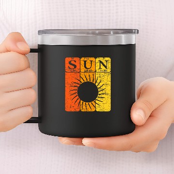 Discover Sun Periodic Table Elements Space Sun Astronomy Nerd 1 Zip 14oz Stainless Steel Tumblers