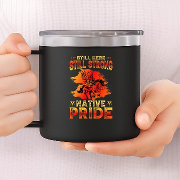Discover Native American Pride vintages Cherokee Indian Men Baseball Tees 14oz Stainless Steel Tumblers