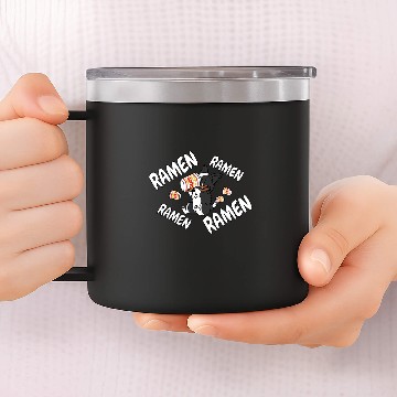 Discover Instant Ramen Border Collie Dog Baseball Tees 14oz Stainless Steel Tumblers