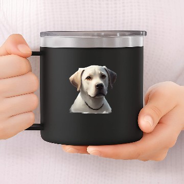 Discover Labrador Lab Dog Lover Splash Graffiti Art Pet 66 2 Baseball Tees 14oz Stainless Steel Tumblers