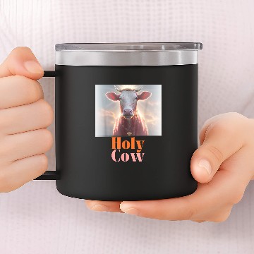 Discover Holy Cow Funny Dairy Farmer Midwest Pride Baseball Tees 14oz Stainless Steel Tumblers