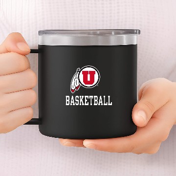 Discover Utah Utes Basketball Icon Officially Licensed 14oz Stainless Steel Tumblers