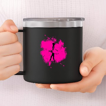Discover Sweet Ballerina Dancer Zip 14oz Stainless Steel Tumblers