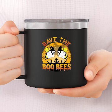 Discover Save The Boo Bees 14oz Stainless Steel Tumblers