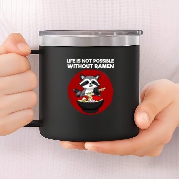 Discover Ramen Japanese noodles 14oz Stainless Steel Tumblers