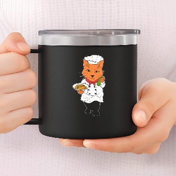 Discover kisss the Chef Head Chef 14oz Stainless Steel Tumblers
