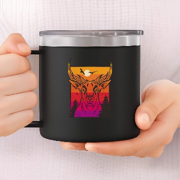 Discover Outdoor Hiking Mountaineering Climbing Conquer the Peak 6 14oz Stainless Steel Tumblers