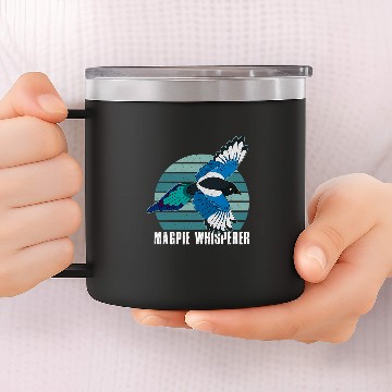 Discover Wing birdwatching birder outdoor birdwatcher birding 15 14oz Stainless Steel Tumblers